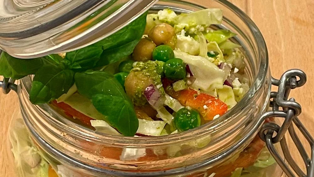 Salat med kikærter